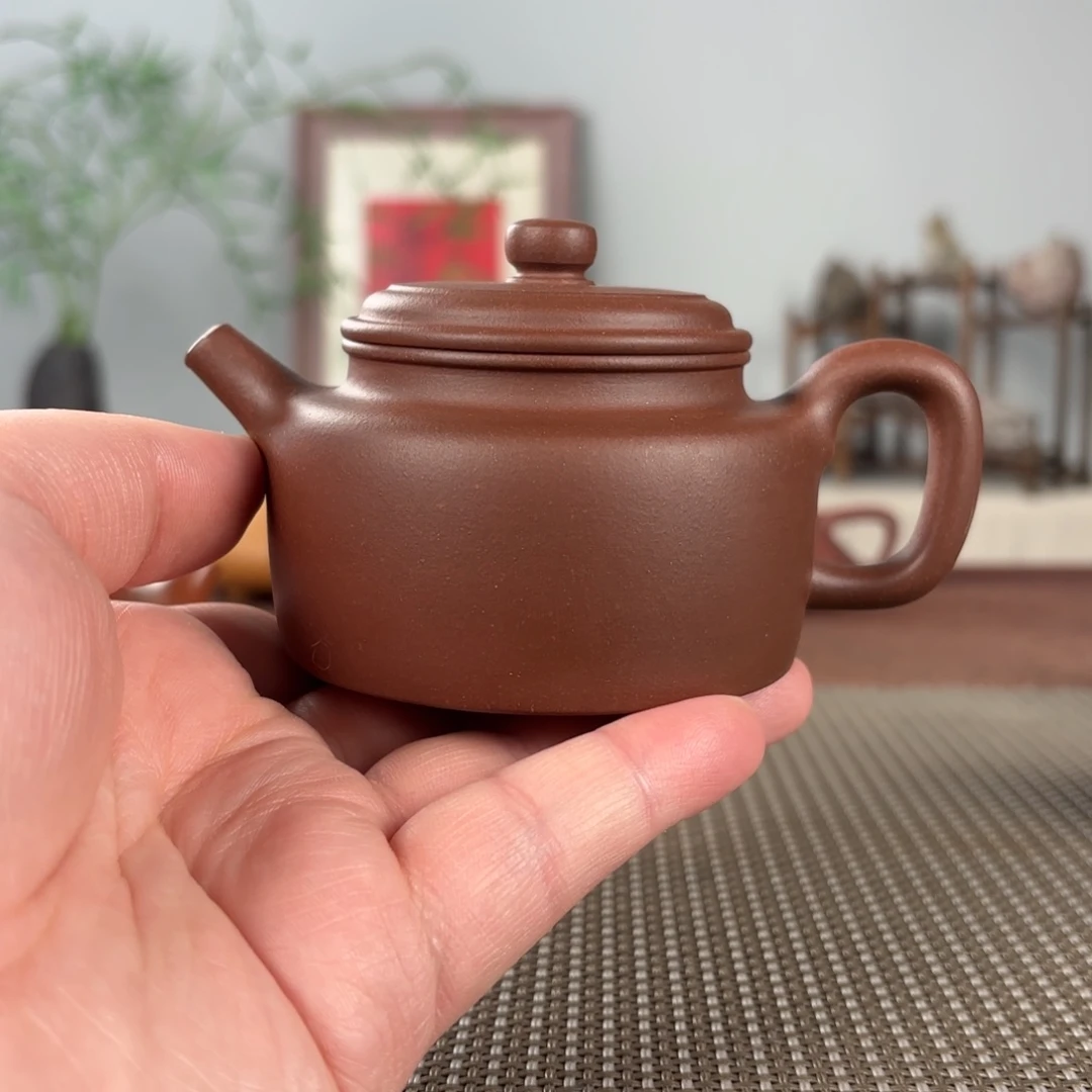 紫砂茶壶黄龙山原矿紫砂壶170