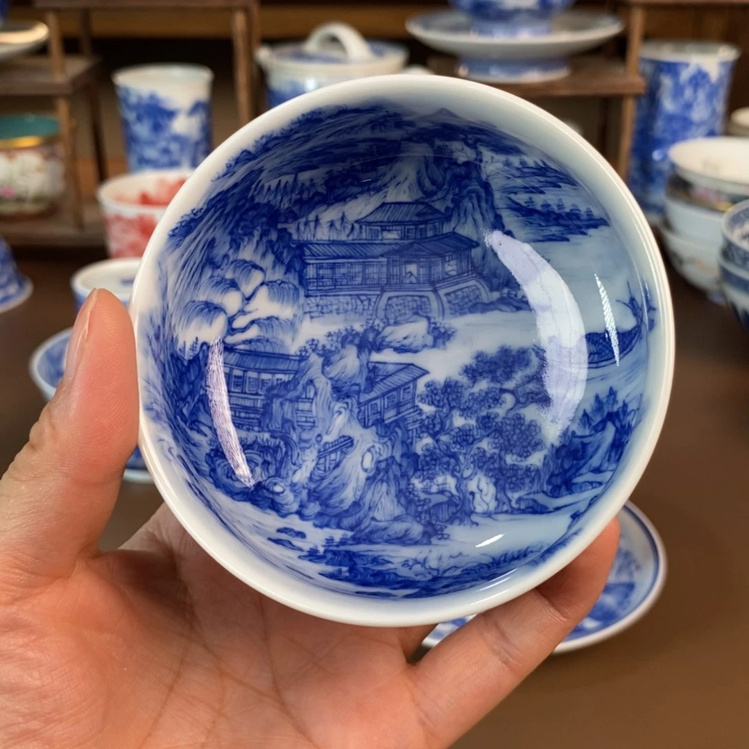 杯景德镇陶瓷手工手绘