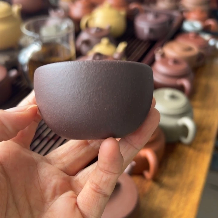 茶壶紫砂天青杯子60cc