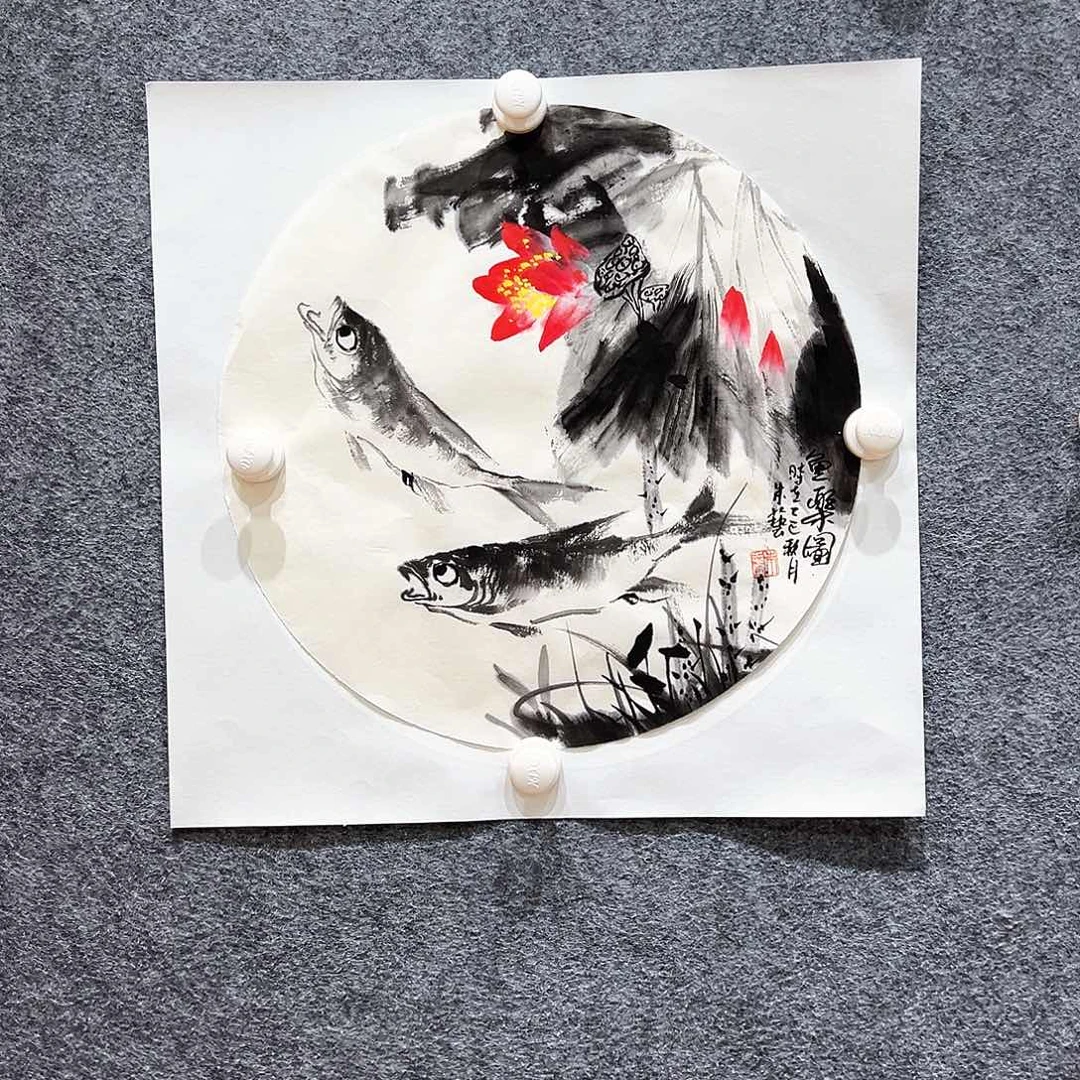 国画纯手绘系列画心