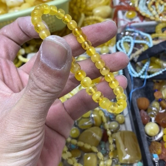裸石蜜蜡未镶嵌多样性发货