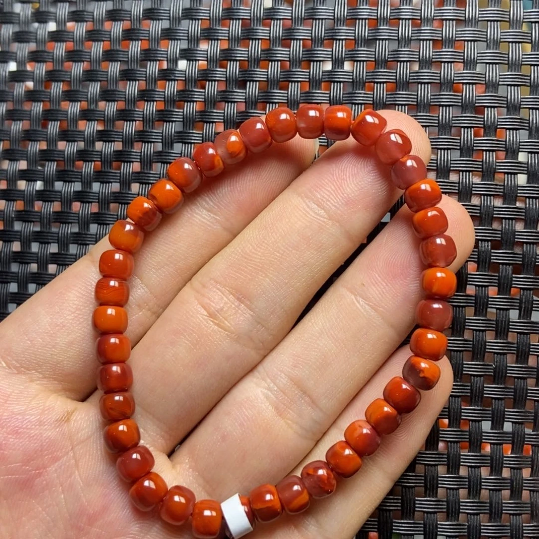未镶嵌手串南红玛瑙5+’mm