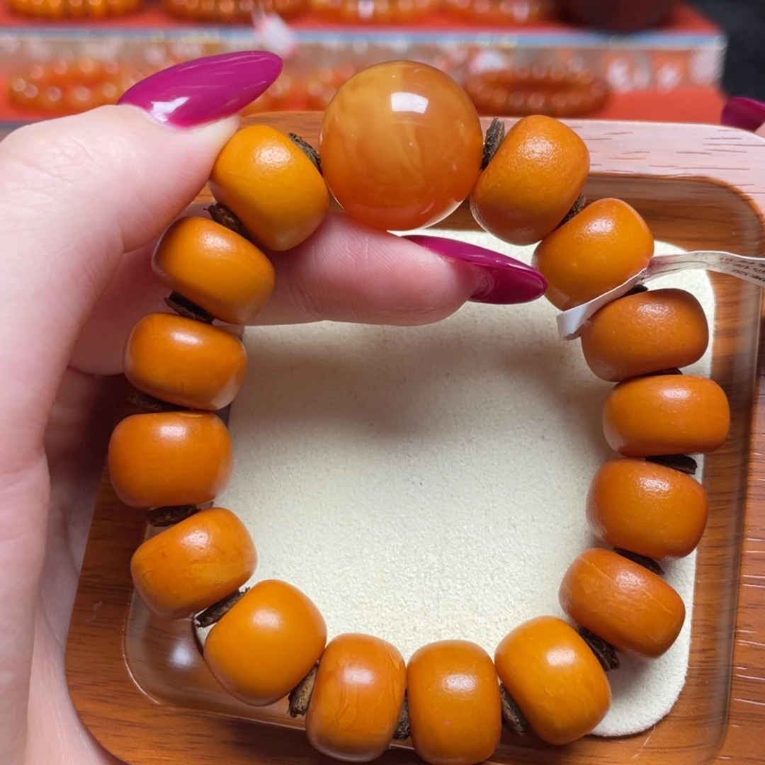 蜜蜡未镶嵌手链手串