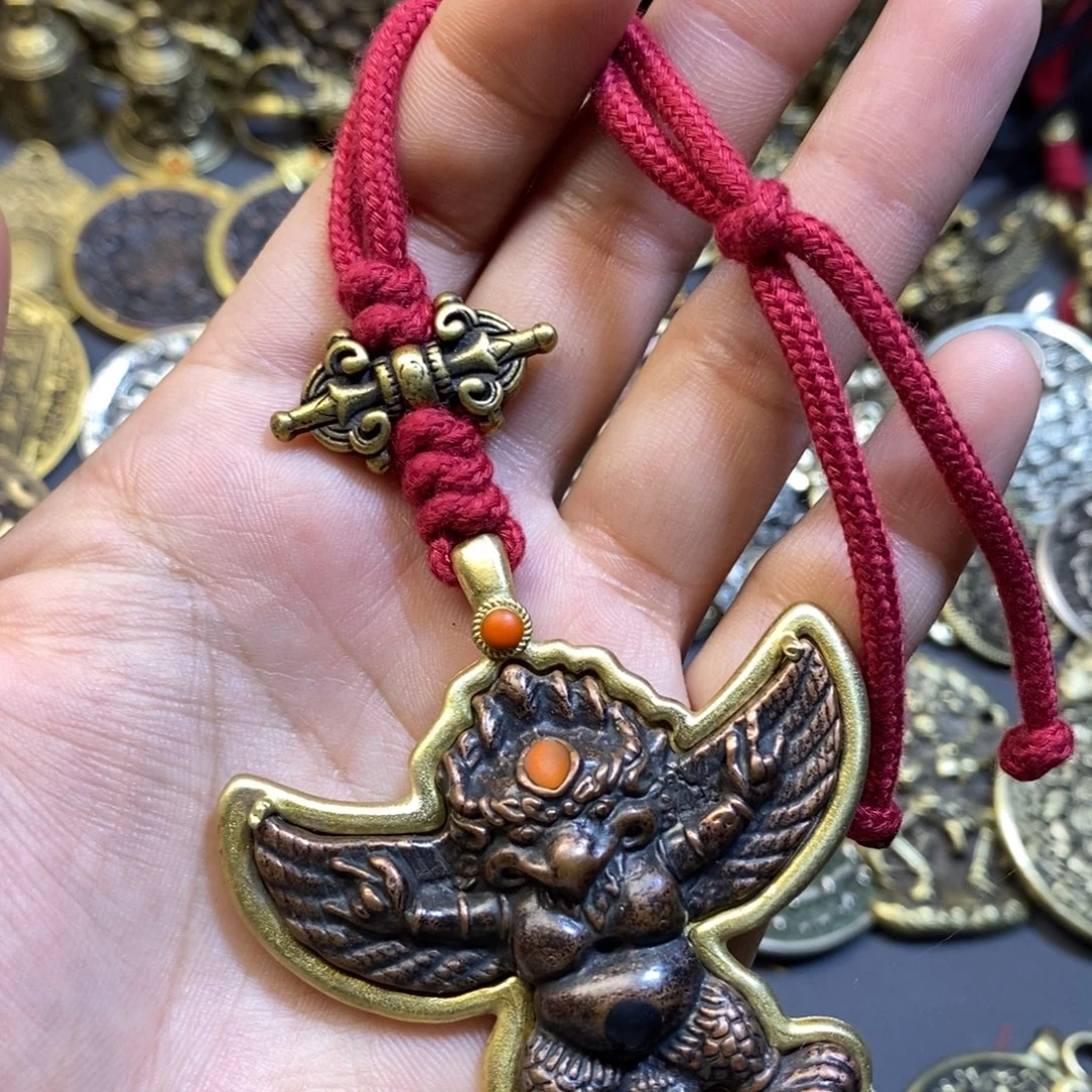 藏式大鹏鸟搭配挂件