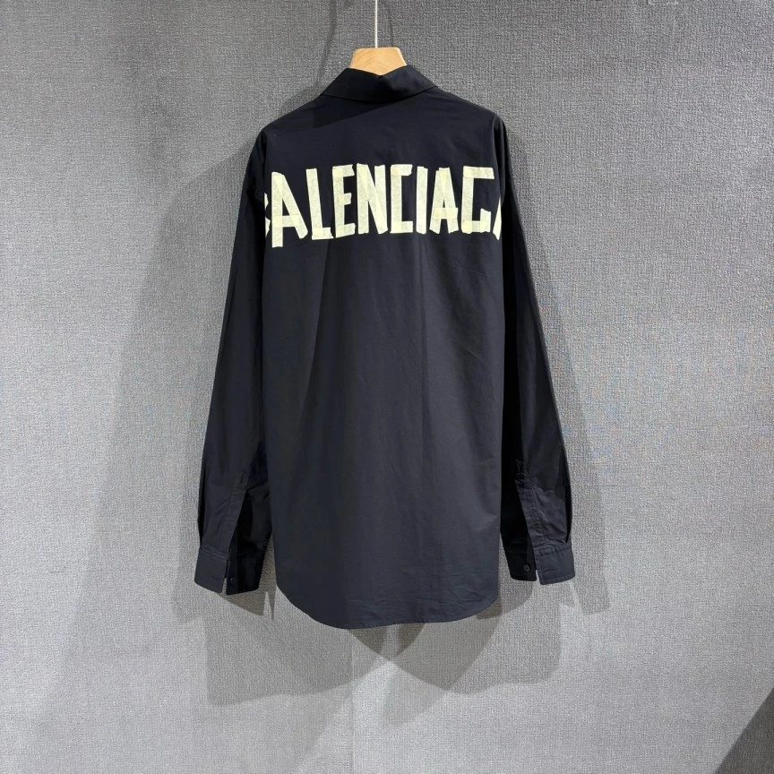 99新 Balenciaga/巴黎世家  （pm）美纹纸胶带衬衫 99新38码/8060