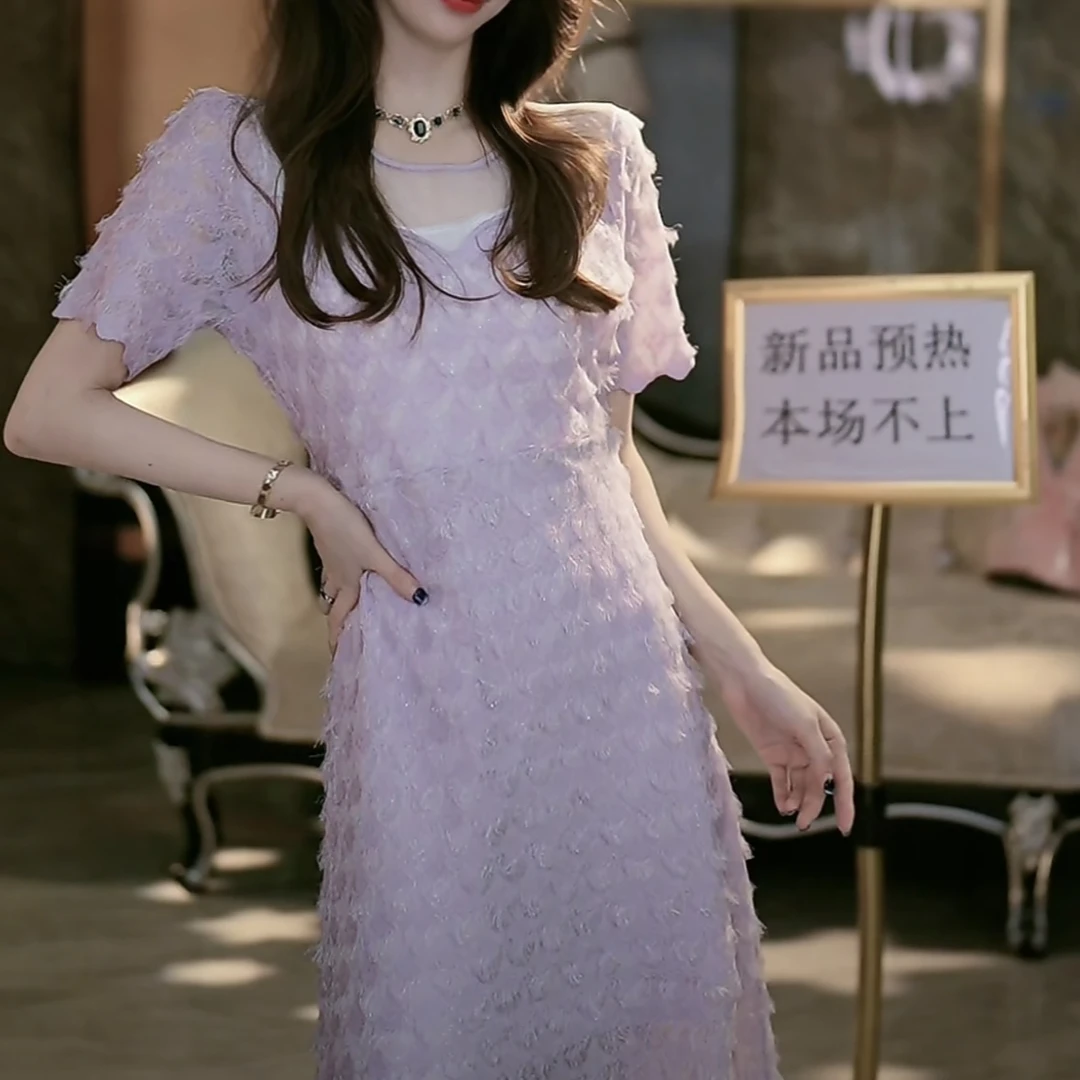 SEJI/瑟纪6.15【香芋少女】新中式连衣裙