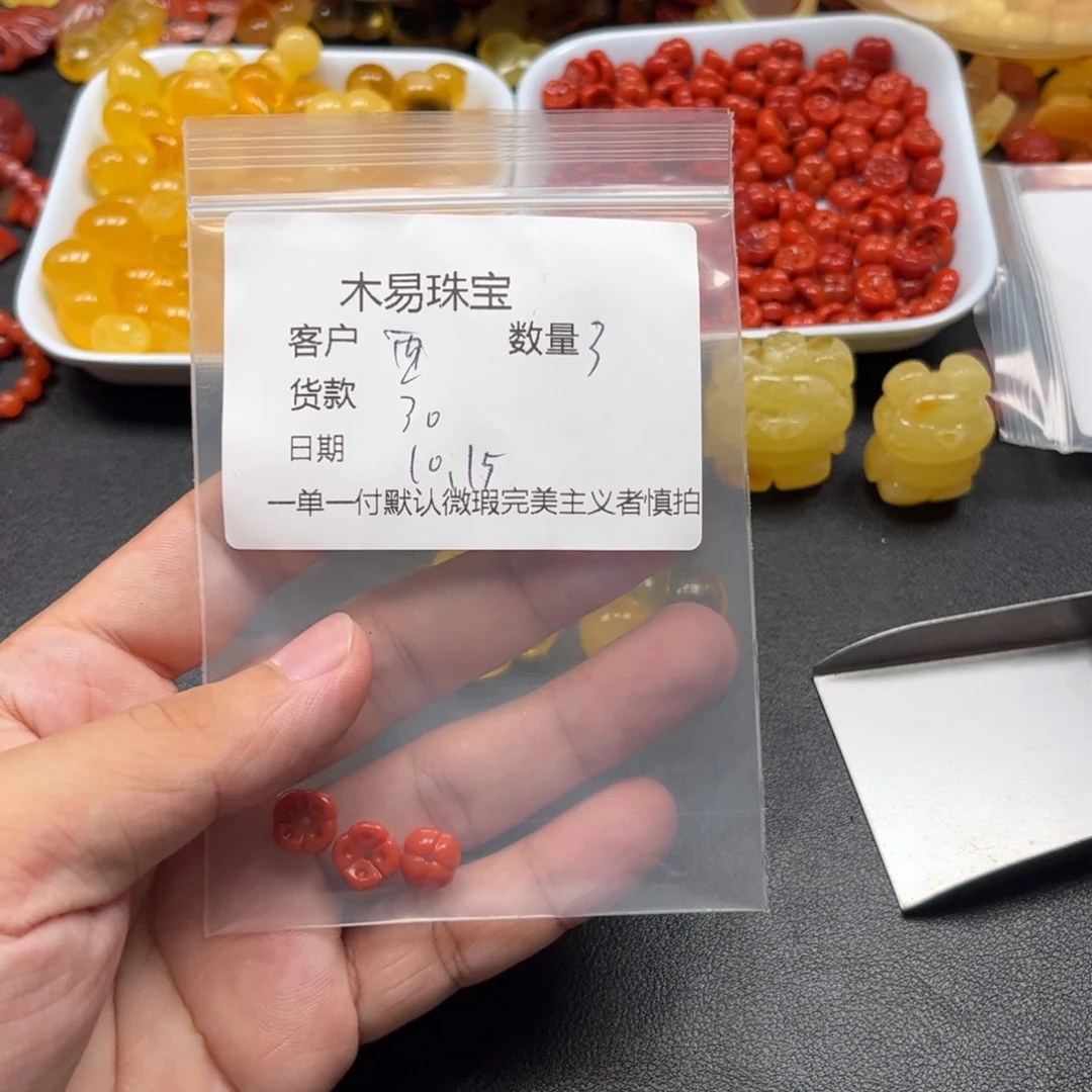 西***风南红玛瑙未镶嵌配饰