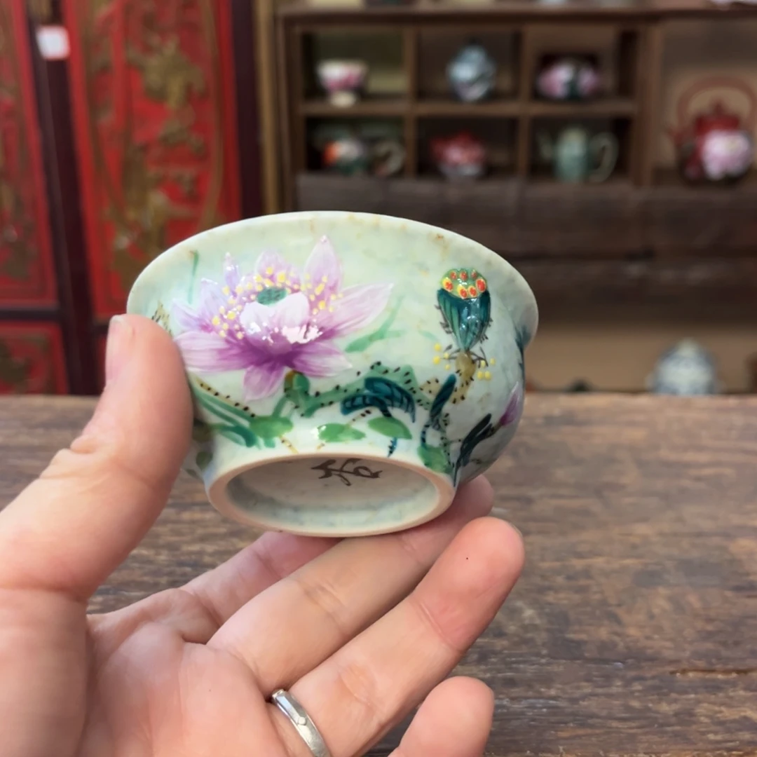 柴烧手工手绘陶瓷