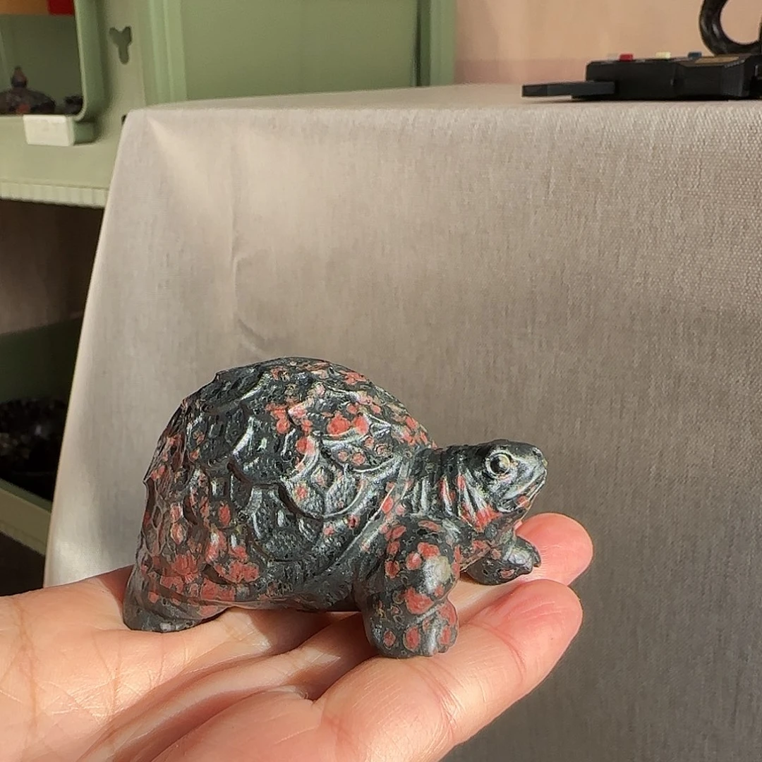 梅花玉茶宠茶摆件富甲一方