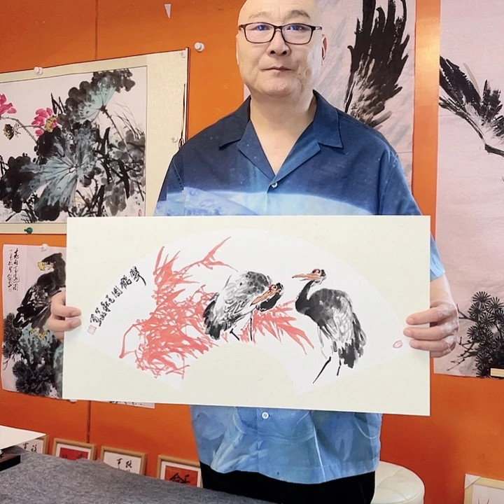 国画张圣敏先生纯手绘作品
