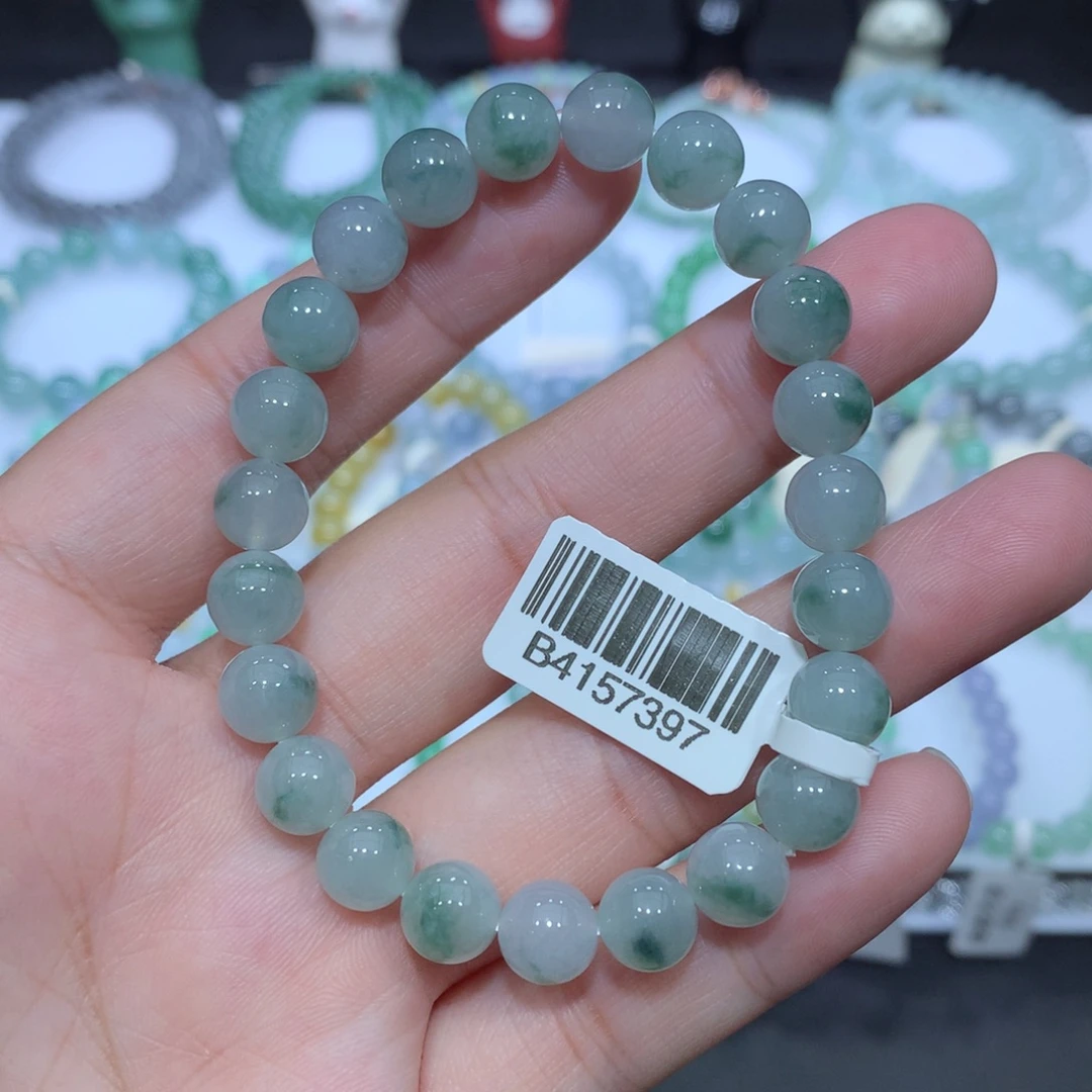 翡翠未镶嵌手串天然