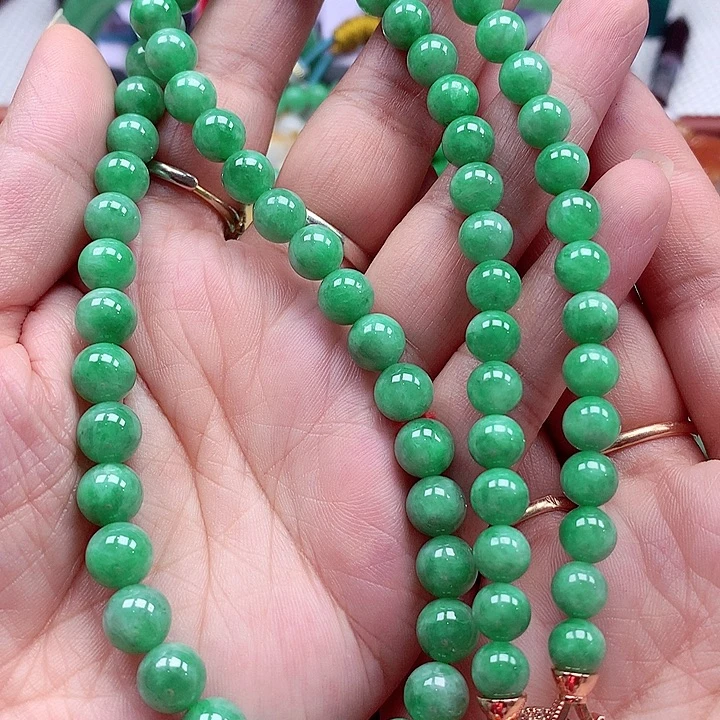 颈饰未镶嵌翡翠翡翠