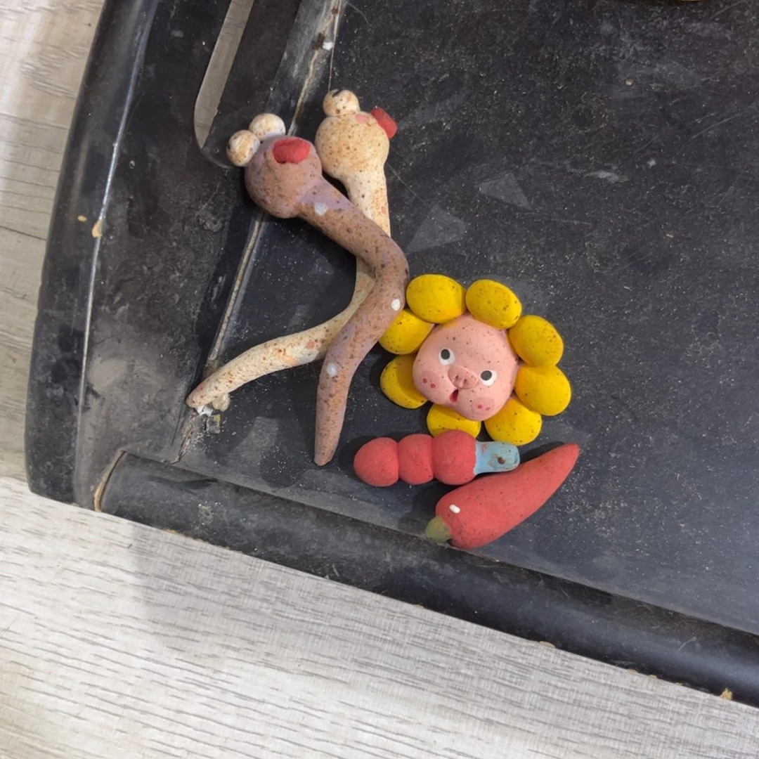 亲***霞泥塑古镇炻陶花盆