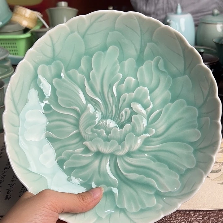 龙泉云间青瓷小米茶器