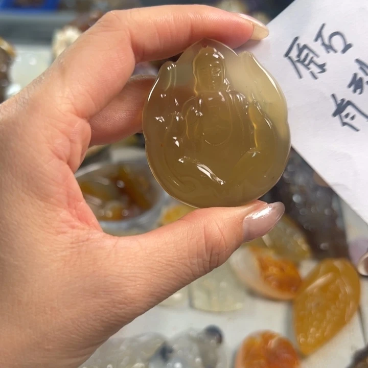 玛瑙/玉髓吊坠(不含链)未镶嵌