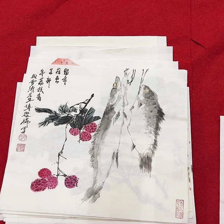 国画花鸟等多种鸟类的