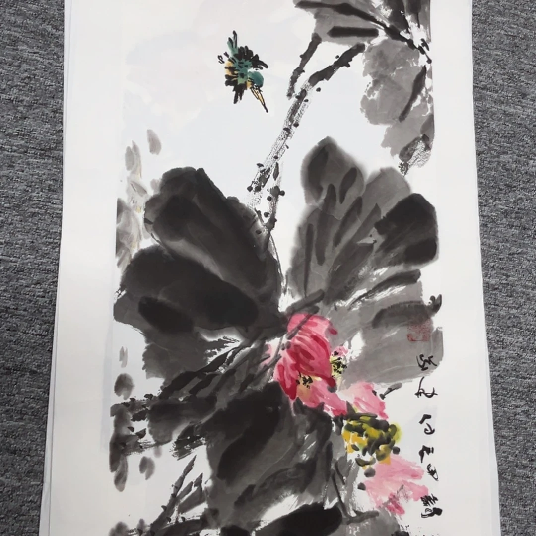 国画绘画作品多次