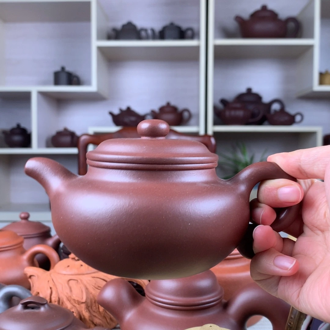 青***树茶壶紫砂紫砂壶半手工