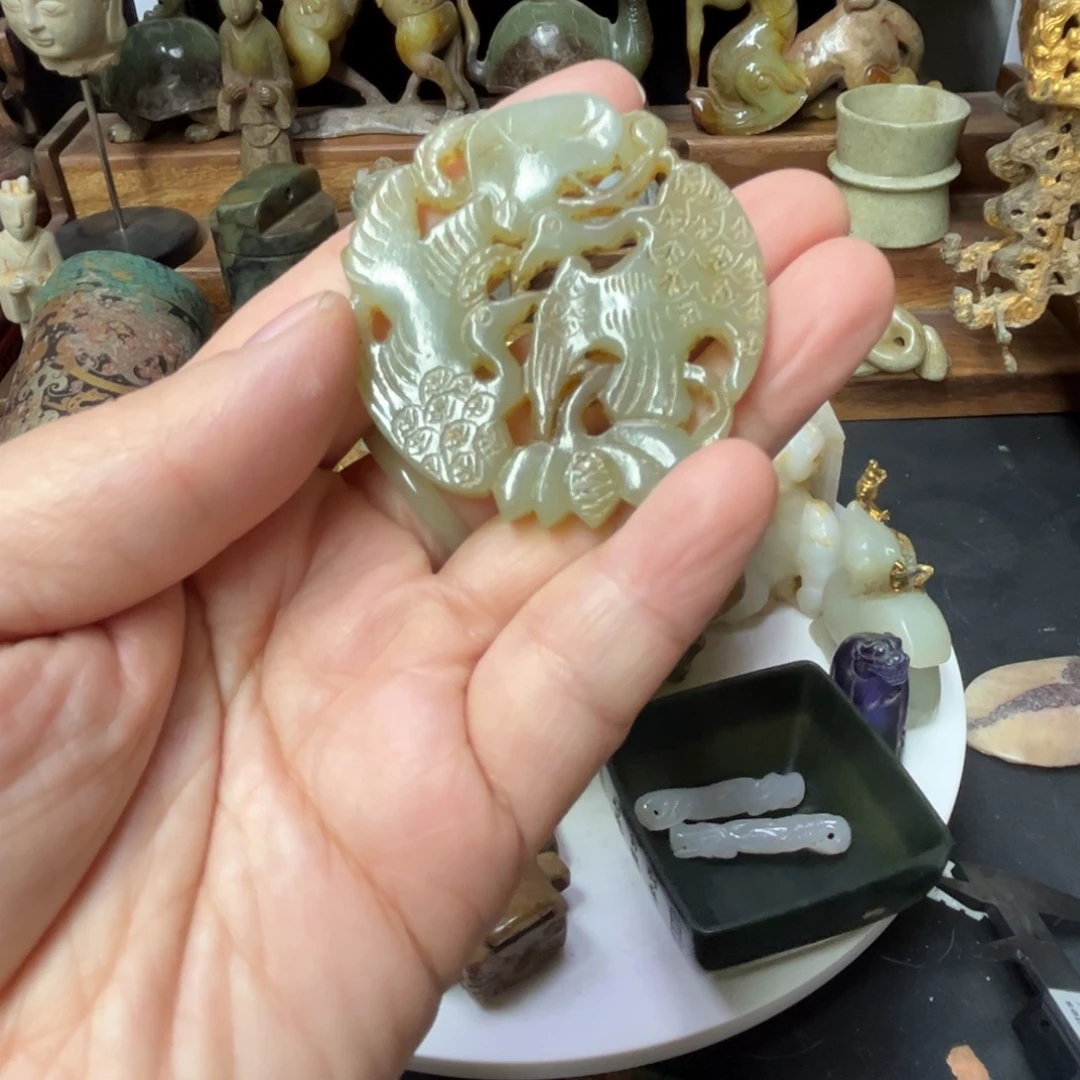 和田玉（糖玉）未镶嵌挂件