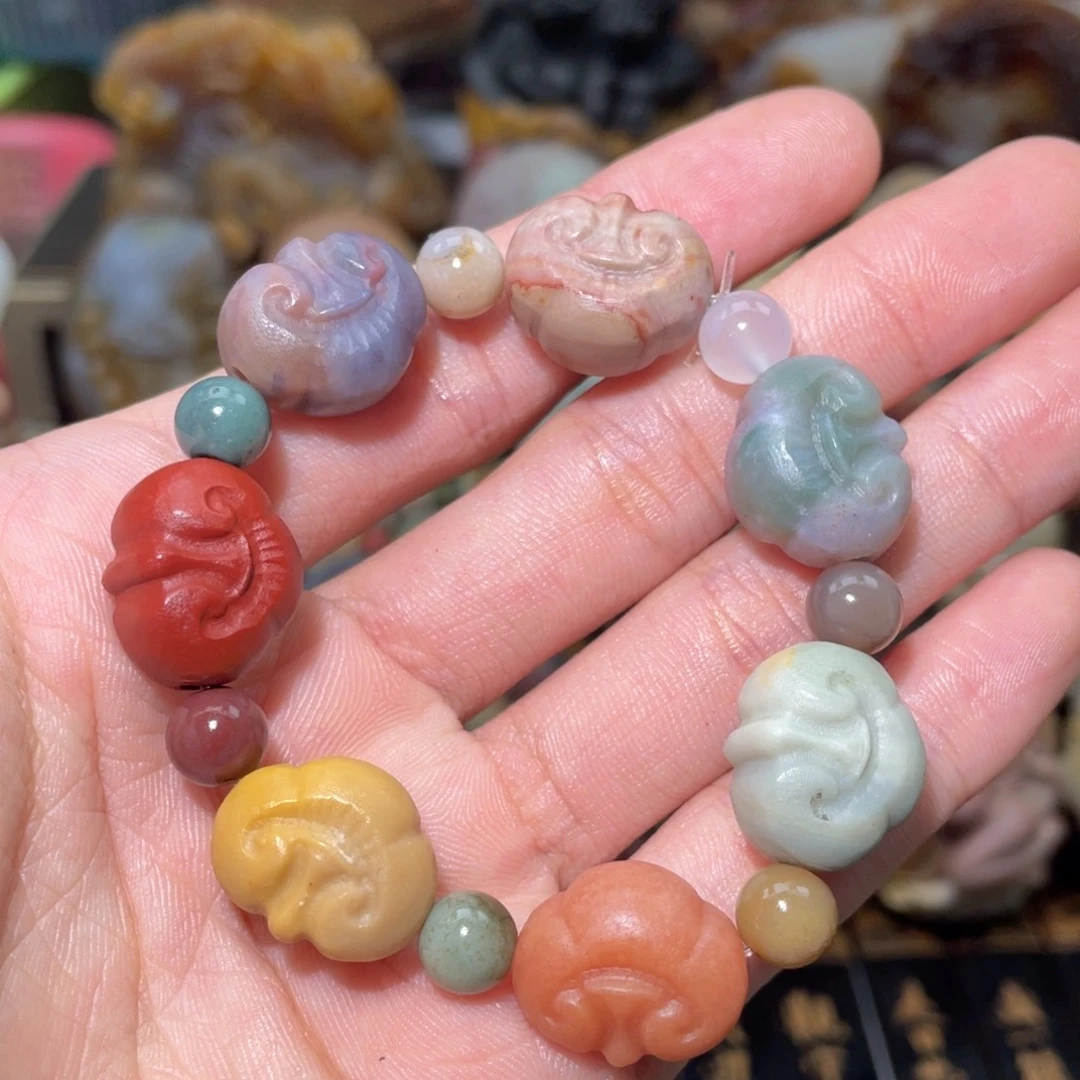 石英质玉未镶嵌手串