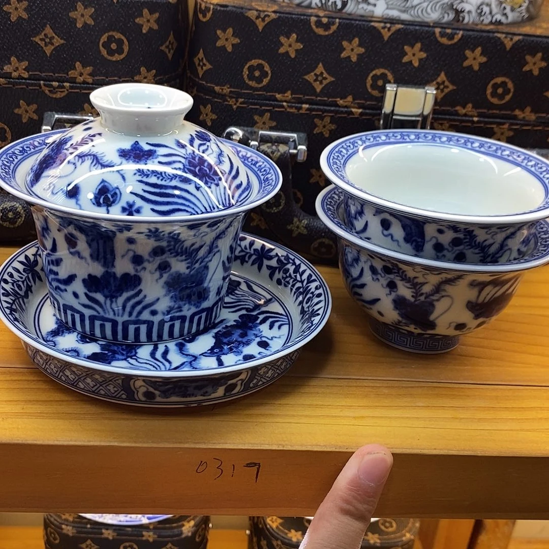 盖碗里的水煮开后