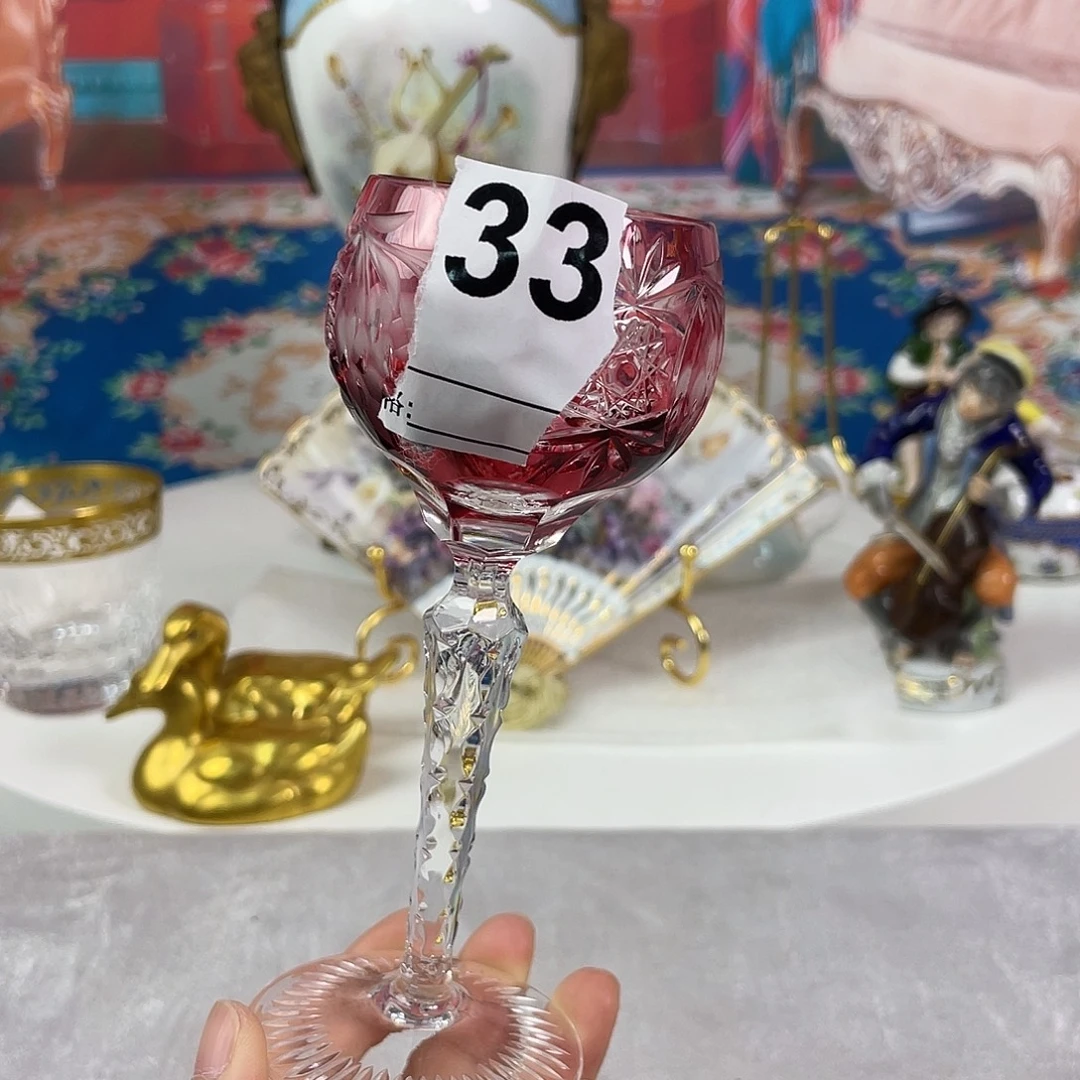 清***新瓷片瓷器欧瓷咖啡杯水晶杯