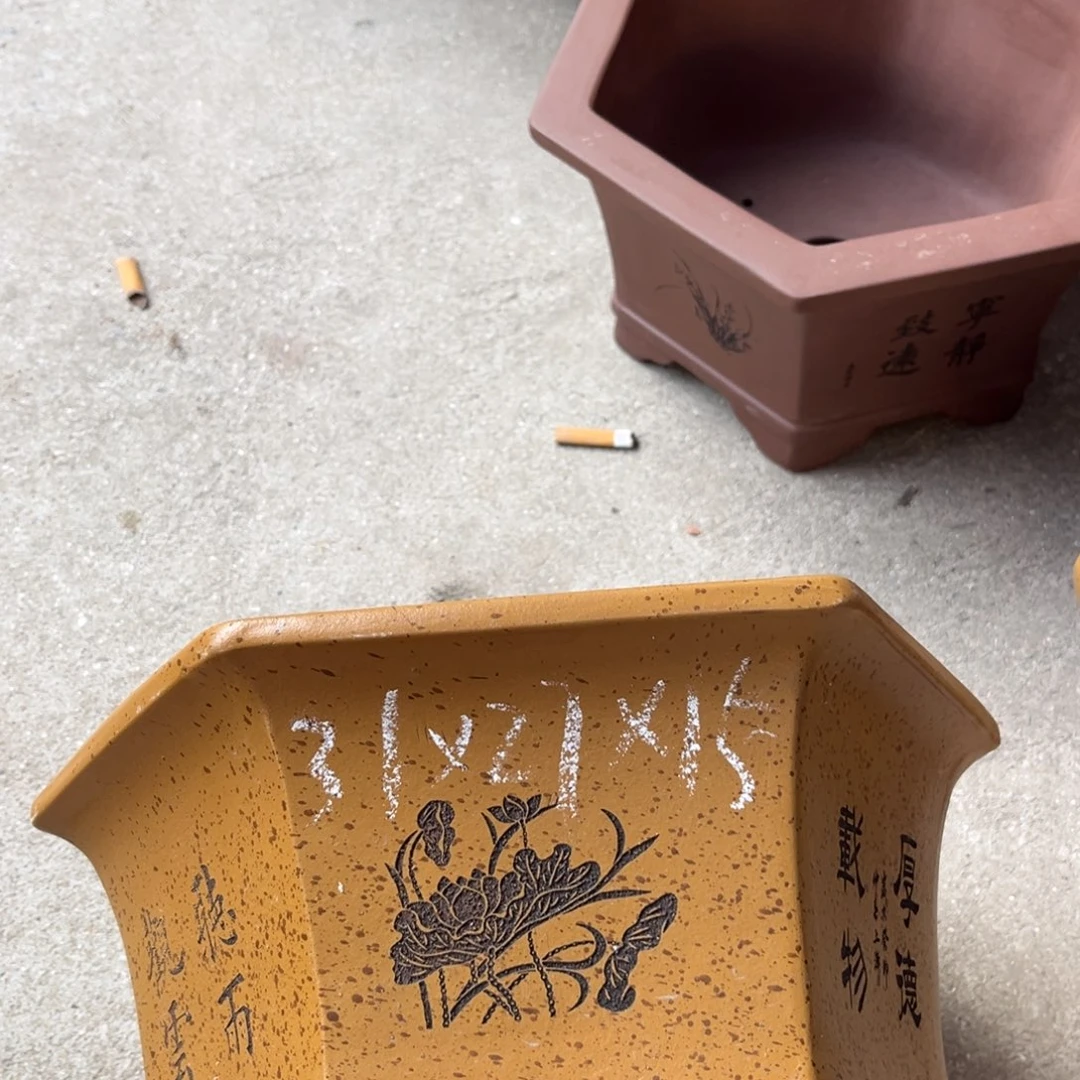 紫砂花盆盆景艺术