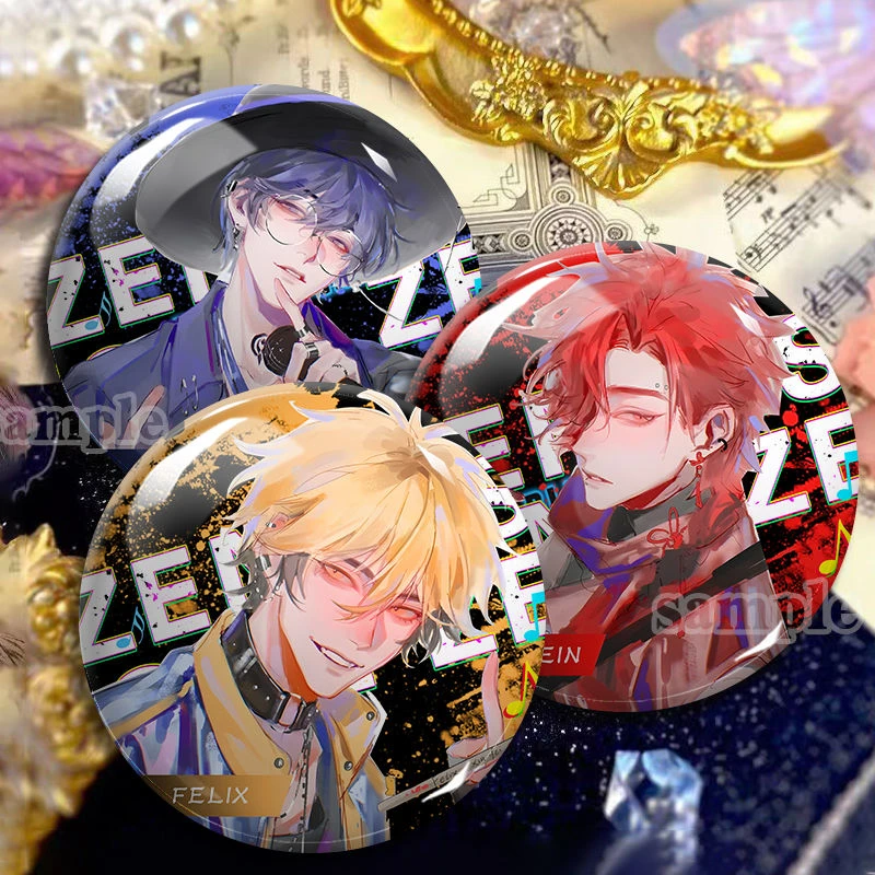 时光代理人周边自印吧唧乐队吧唧刘枭夏斐萧未影vein收藏徽章胸针