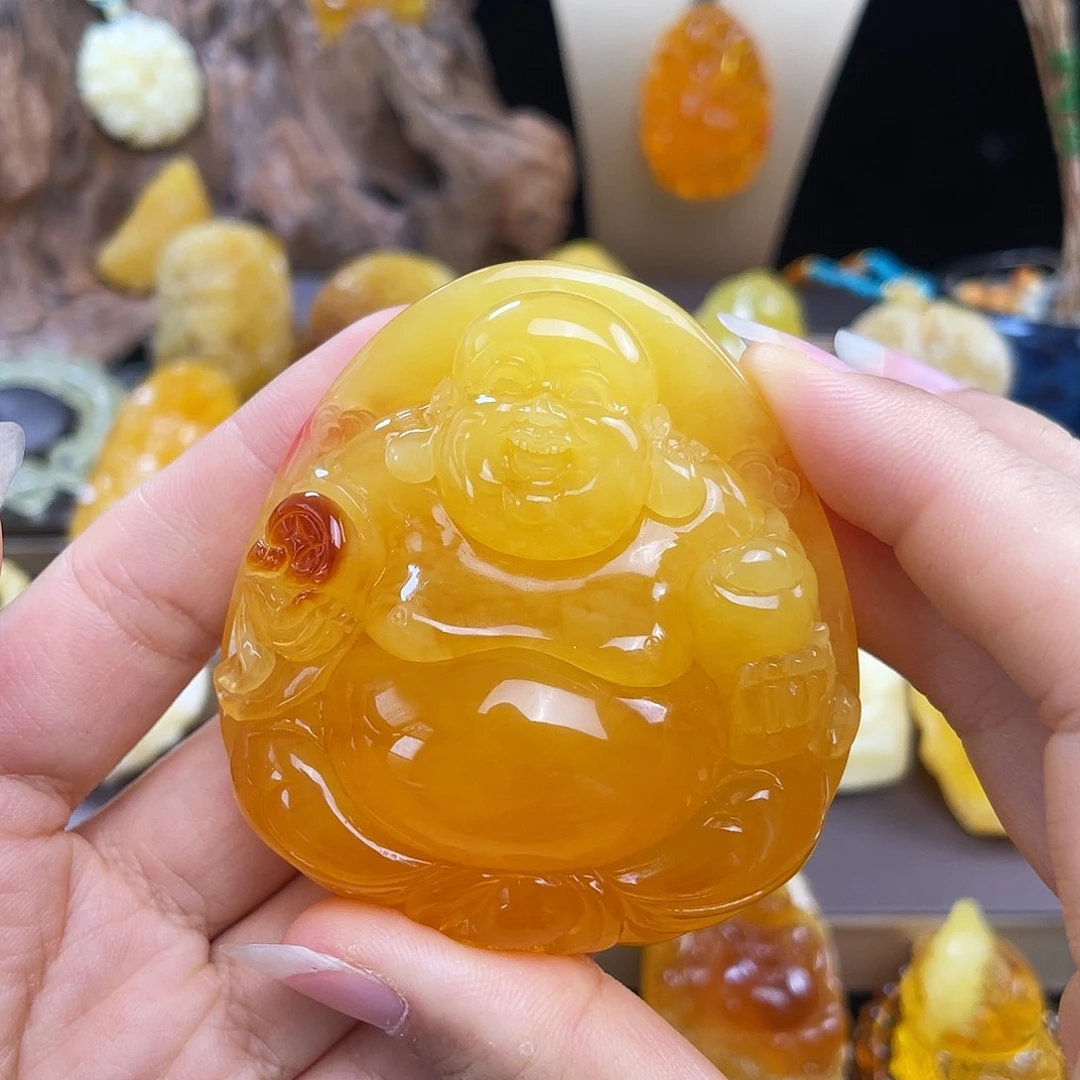 琥珀未镶嵌珠宝奇石