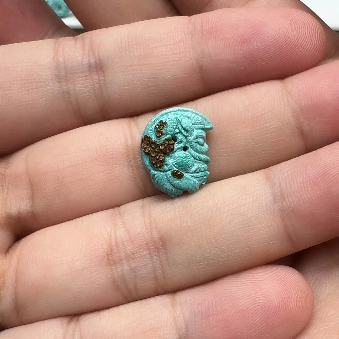 未镶嵌绿松石九尾狐