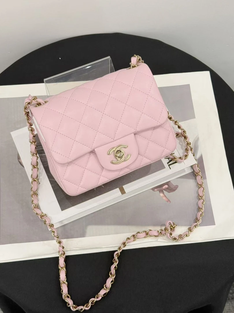 全新未使用 Chanel/香奈儿 24s 樱花粉方胖子 大全套 拍下送检