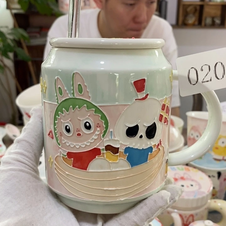 碟景德镇釉下彩手绘