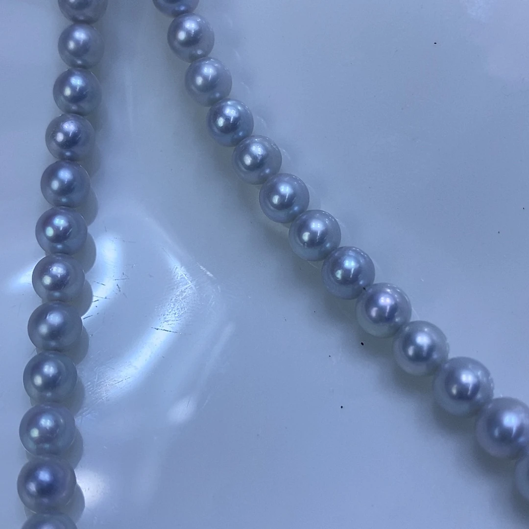 海水珍珠银S925镶嵌颈饰