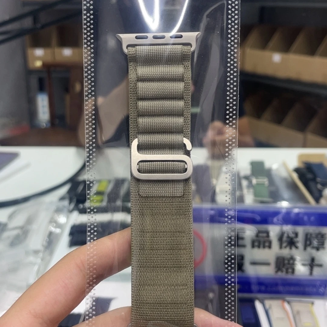 95新苹果原装高山回环表带橄榄色S码