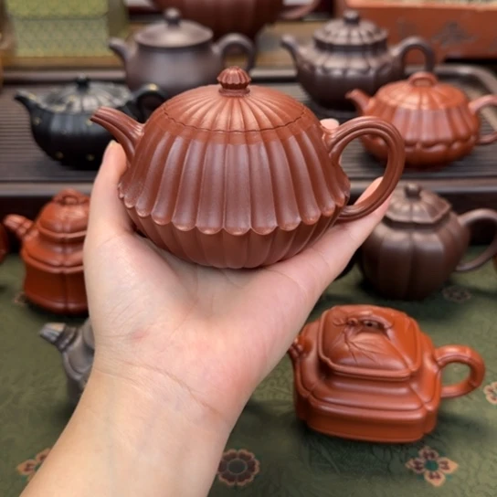 军****茶壶紫砂禅墩馨菊