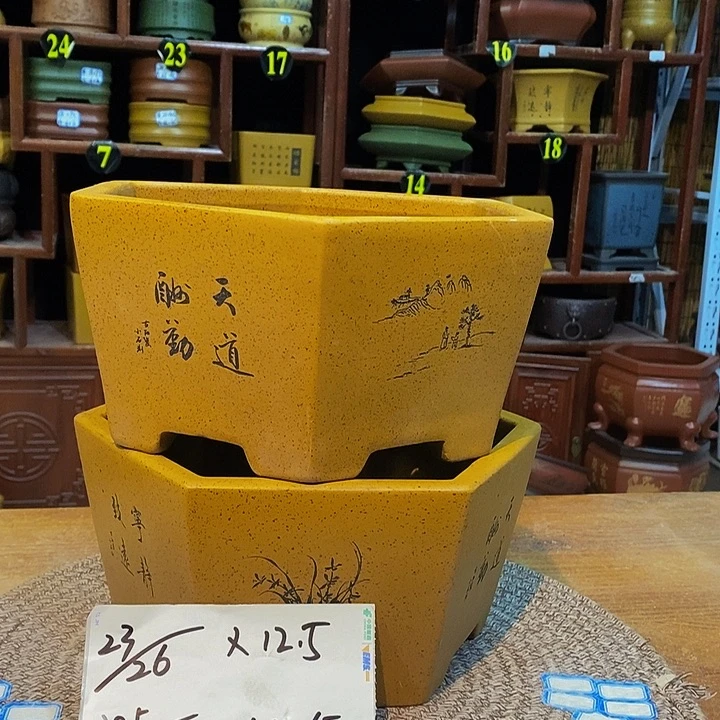 紫砂花盆紫砂花盆