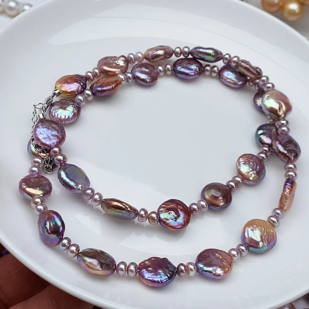 颈饰淡水珍珠合金