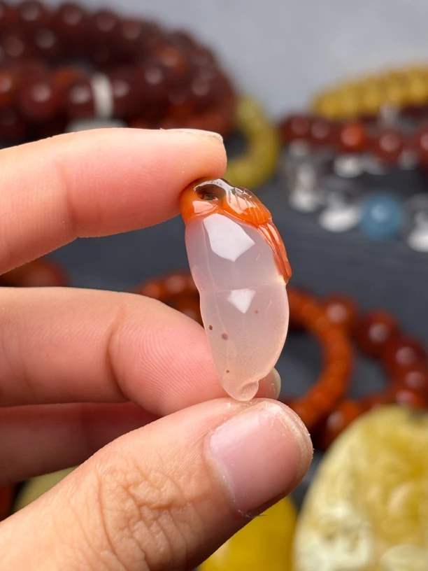 保山荔枝冻漫天星原矿无裂巧色小豆子