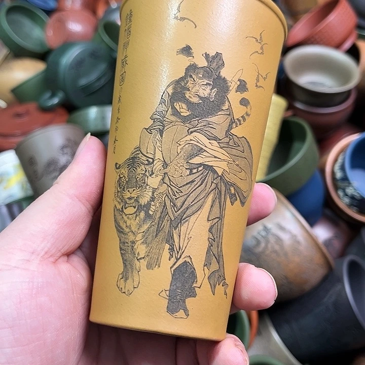 紫砂茶杯全手工紫砂主人杯