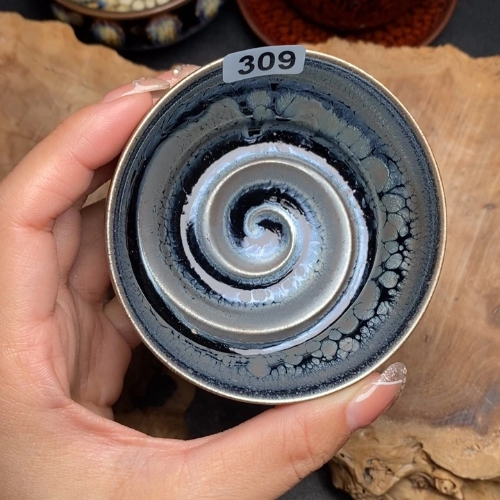 茶盏建窑建盏主人杯309微瑕