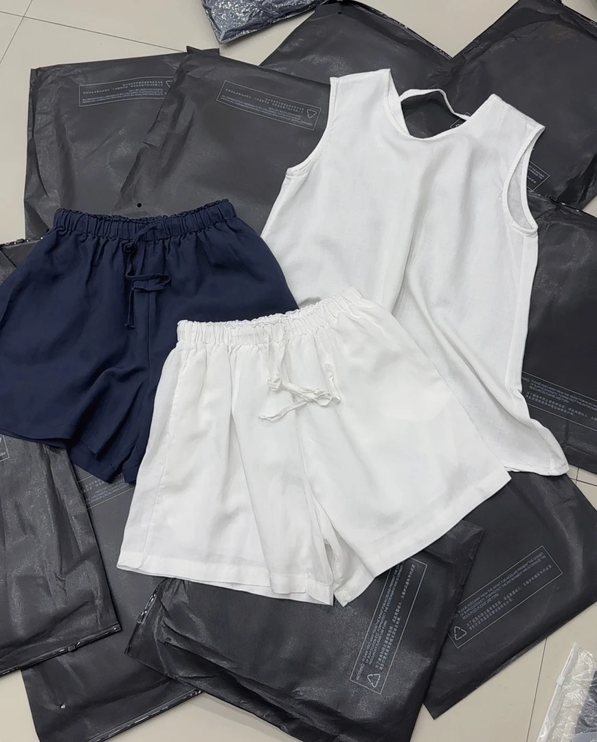 DD-1003百搭亚麻短裤（发货3-5）