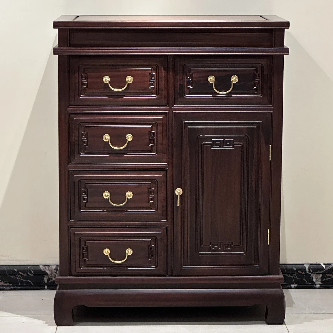 南美酸枝五斗柜古典实用
