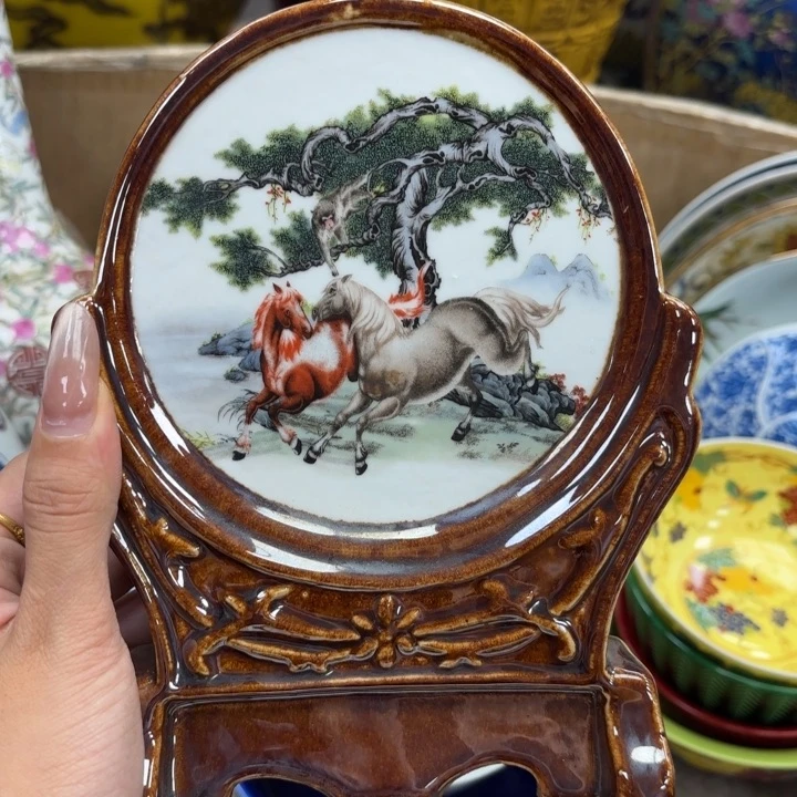 瓷片瓷器摆件 瓷器摆件