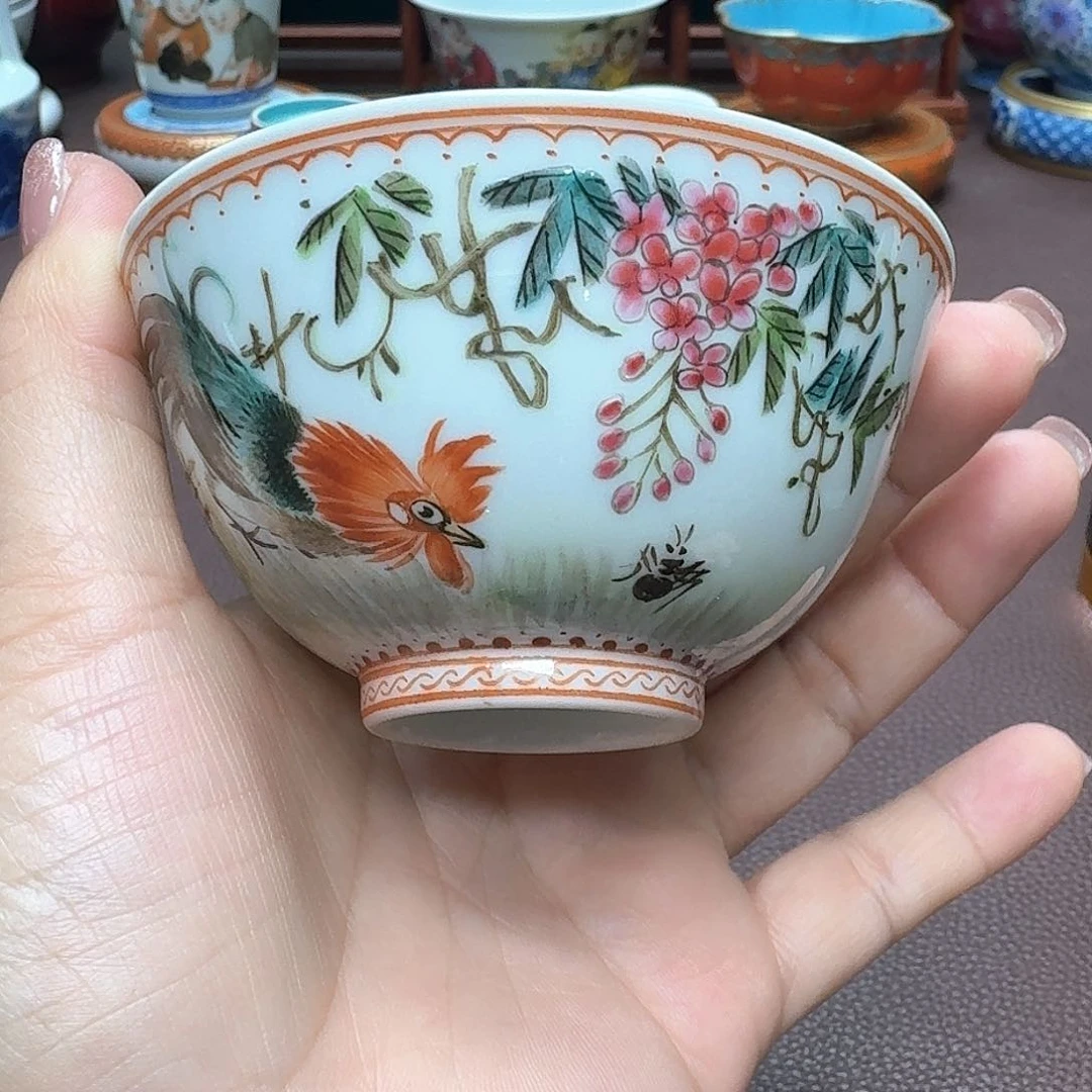 瓷片景德镇仿古手工制作精品展示