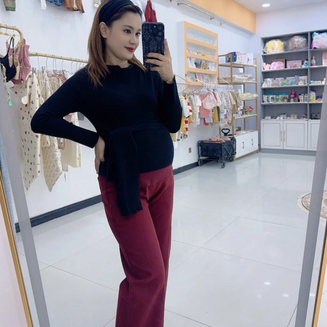 上衣短款均码裤子安克拉红能接受的拍一套