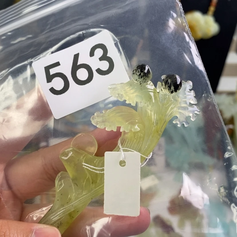 【闪购商品】岫玉发饰未镶嵌周***号