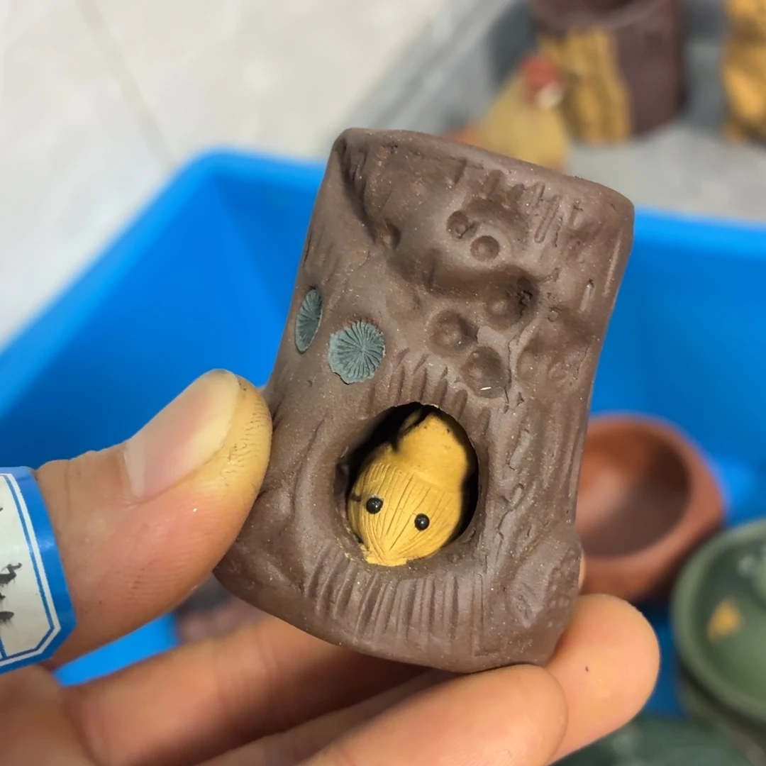 茶杯紫砂瑕疵不退不换