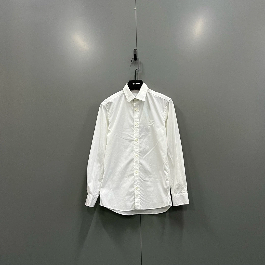 99新 BURBERRY/博柏利 （ll）205965 格纹长袖衬衫 XS码