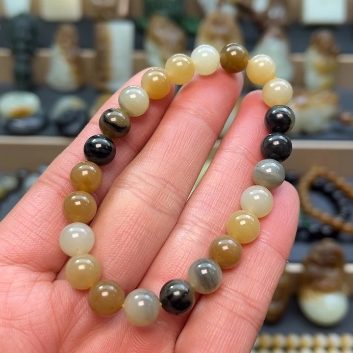 和田玉手链未镶嵌