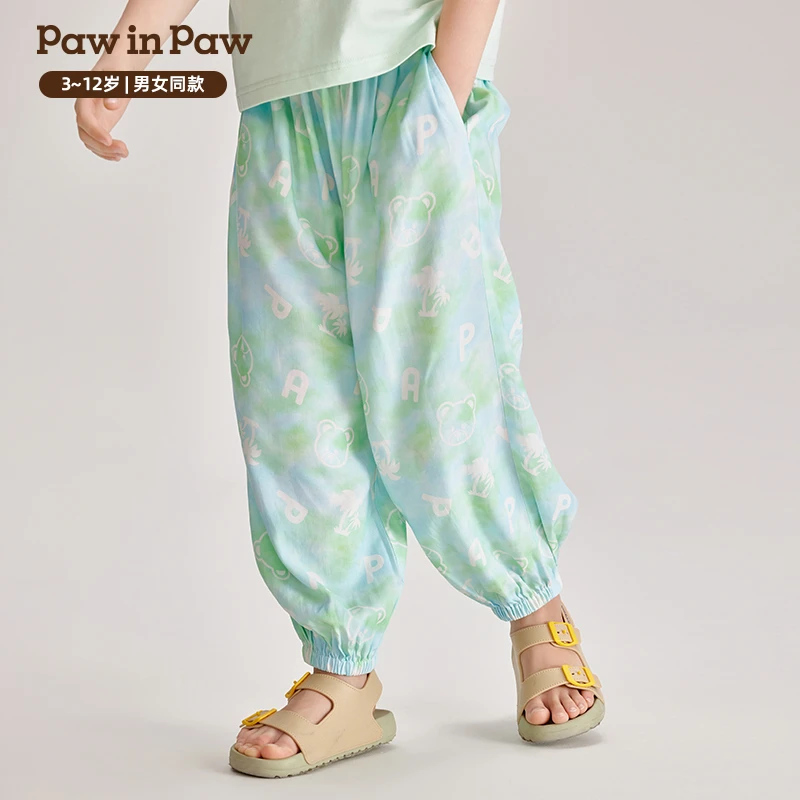 【会员】【人棉防蚊裤】PawinPaw卡通童装夏季满印裤子PCTAE2451E